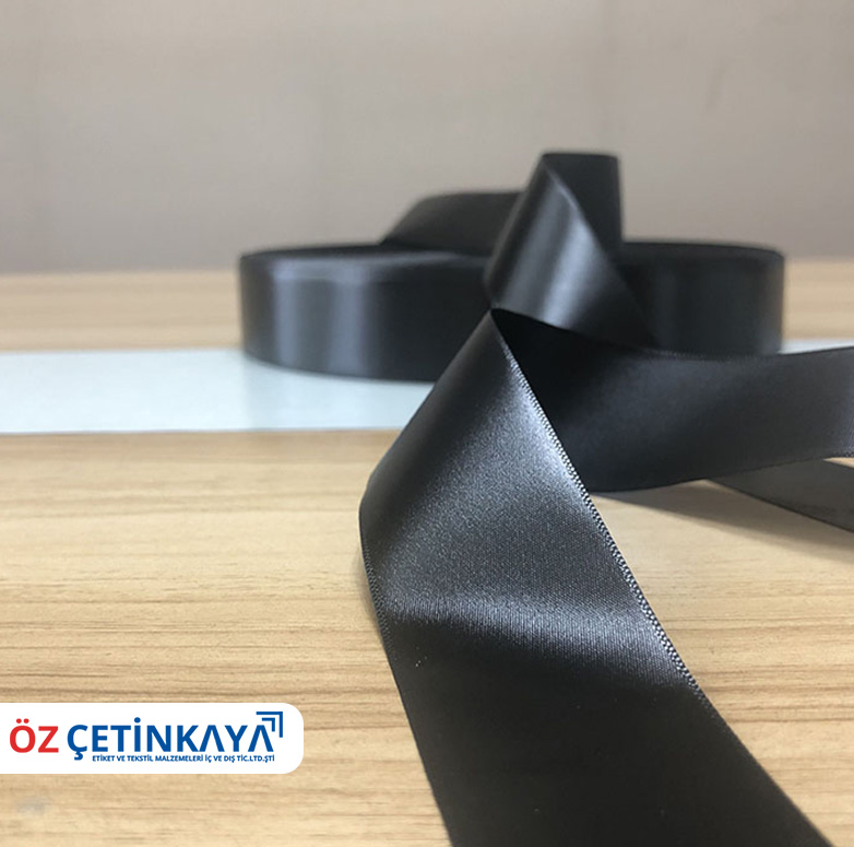 Double Sided Woven Edge Polyester Satin